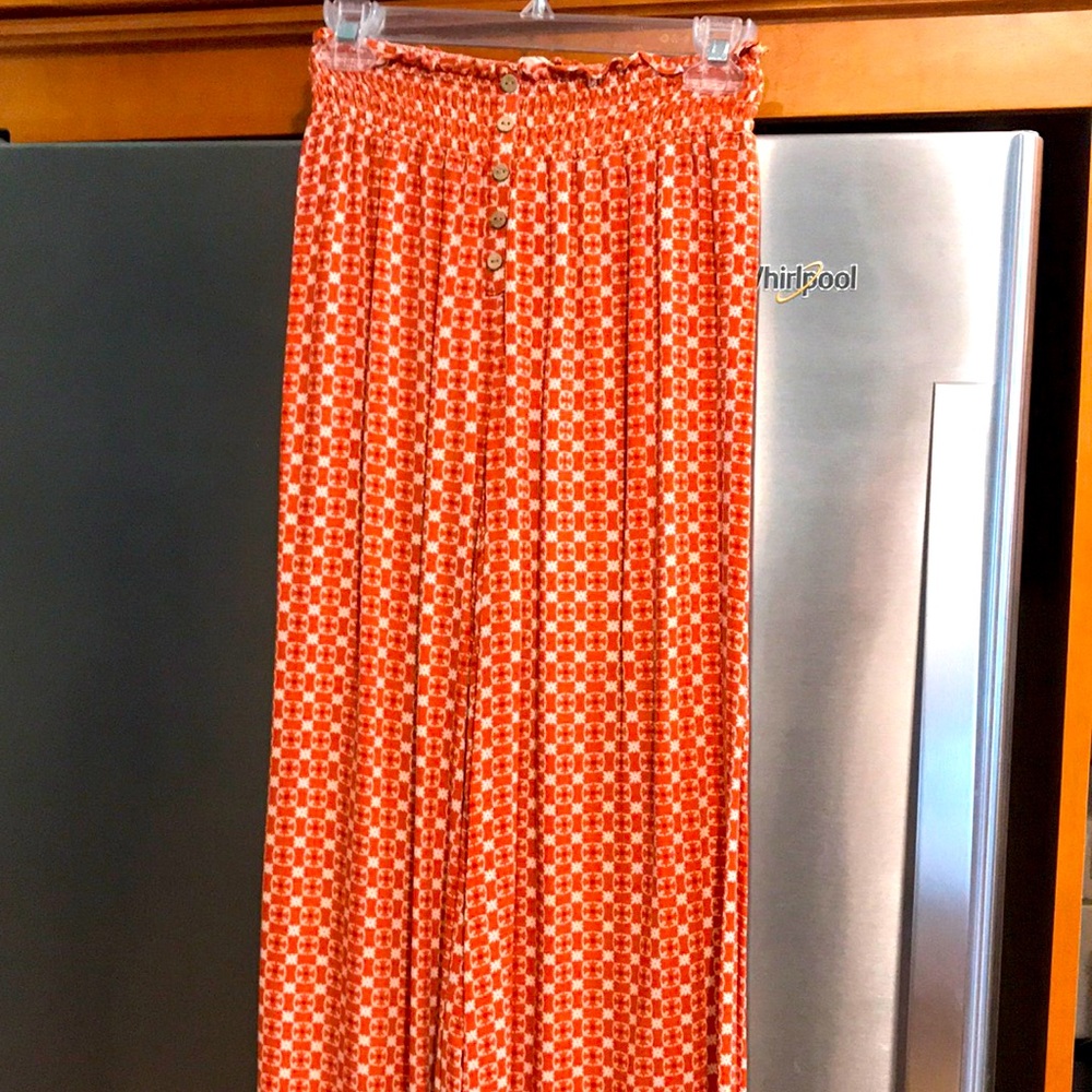 Rust  Palazzo Pants